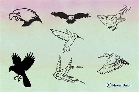 Download Birds Bundle - Set of 10 Files DXF Files