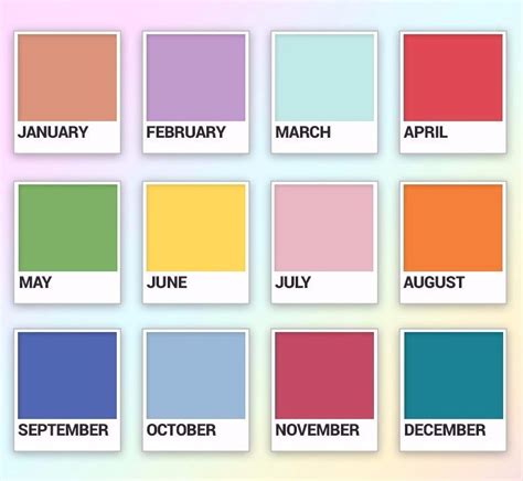 Unveiling the Vibrant World of Birth Month Colors: Uncover Your Unique Hue and Celebrate Life