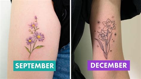 Birth Month Tattoo Ideas