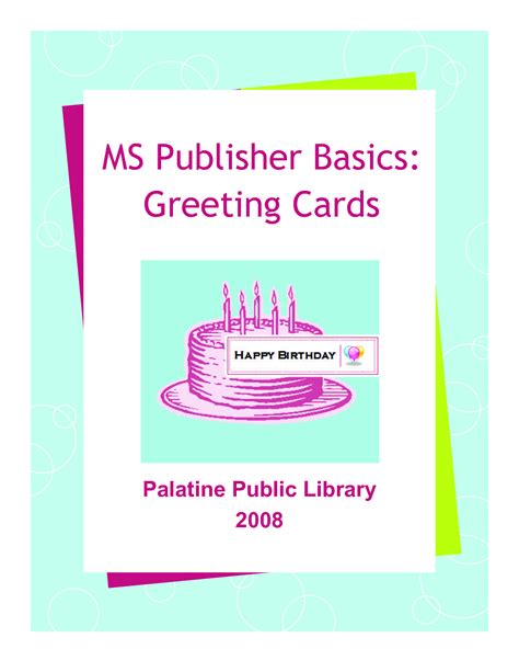 Birthday Card Publisher Template