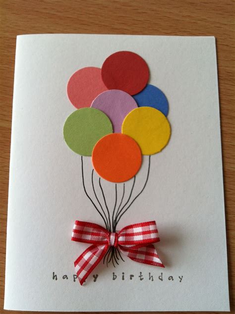 Download Birthday Card - Balloons Crafts