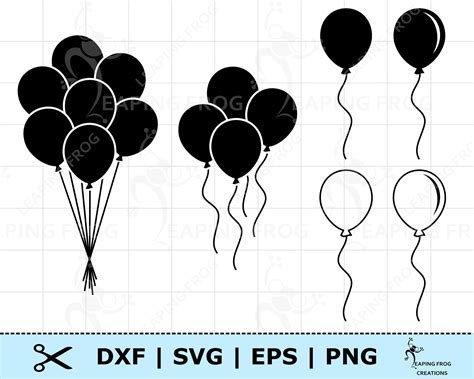 Download Birthday Card - Balloons Files DXF Files