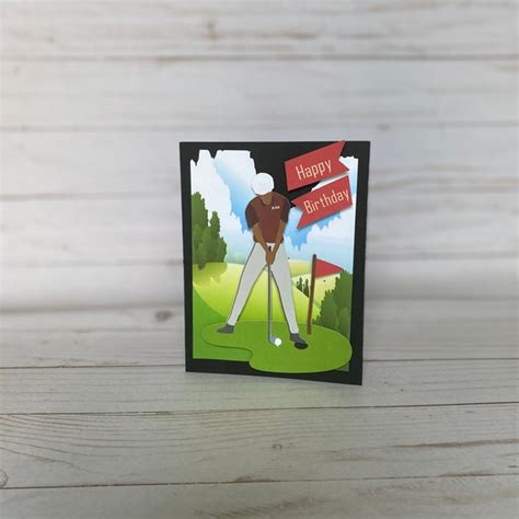 Download Birthday Card - Golf Commercial Use DXF Files