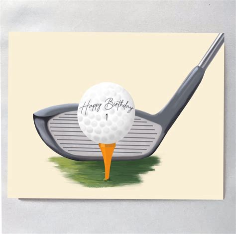 Download Birthday Card - Golf Images