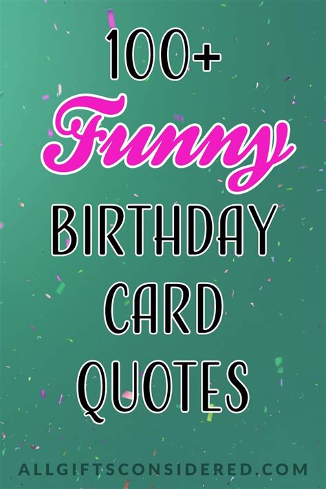 Birthday Card Quotes Funny