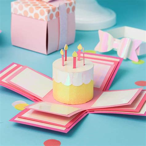 Unwrap the Perfect Gift: Get your Hands on our Free Birthday Explosion Box SVG File Today!