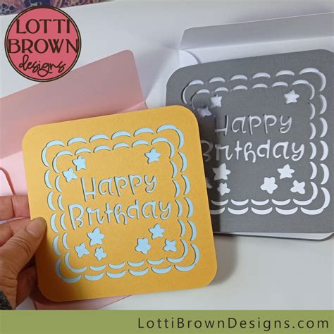 Download Birthday Game Card for Cricut Machine