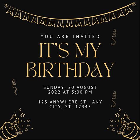 Birthday Invite Text Templates