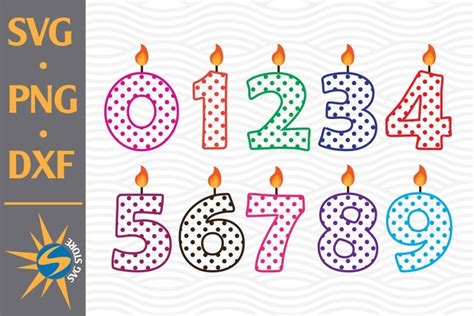 Download Birthday Numbers DXF Files