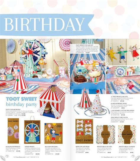 Birthday Party Catalog