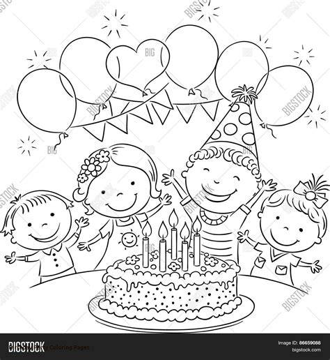 Birthday Party Coloring Pages