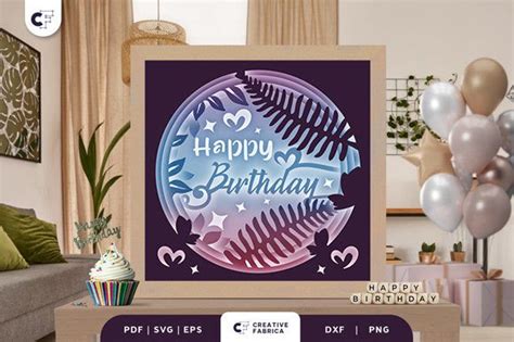 Download Birthday Star 3D Layered Paper Cut -... Files