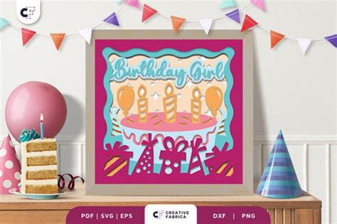 Download Birthday Star 3D Layered Paper Cut -... Files Free PSD Mockups