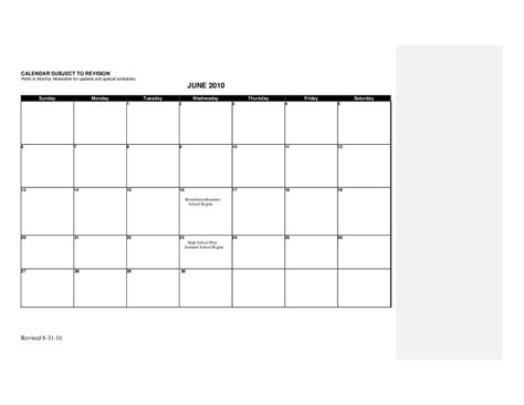 Bishop Odowd Calendar