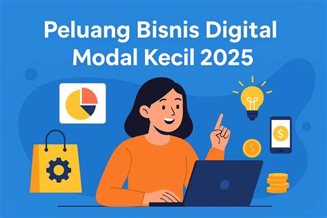 Seorang freelancer bekerja dari rumah, menjalankan bisnis jasa digital dengan modal kecil