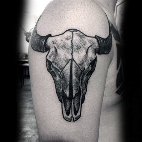 Bison Skull Tattoos