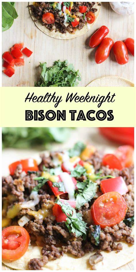 Bison Taco Recipe