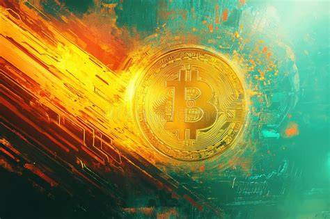 ビットコインと暗号技術のイメージ