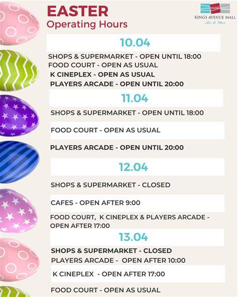 Bk Easter Hours