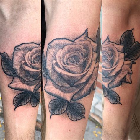 Top 81 Best Black and Gray Rose Tattoo Ideas [2021