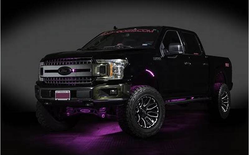 Black And Pink Truck