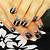 Black And White Acrylic Nail Designs