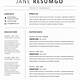 Black And White Resume Template