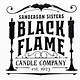 Black Flame Candle Free Printable
