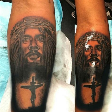 70+ Awesome Black Jesus Tattoo Ideas and Designs Body