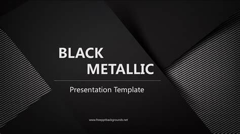 Black Powerpoint Template