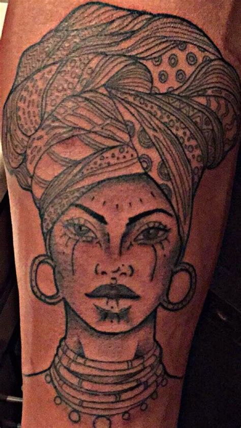 African Queen Ball tattoo, Tattoos, African paintings