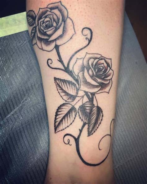 Top 81 Best Rose Vine Tattoo Ideas [2021 Inspiration Guide]