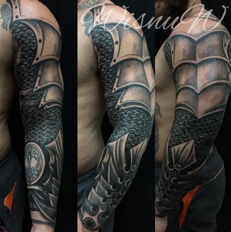 Black Armor Tattoo
