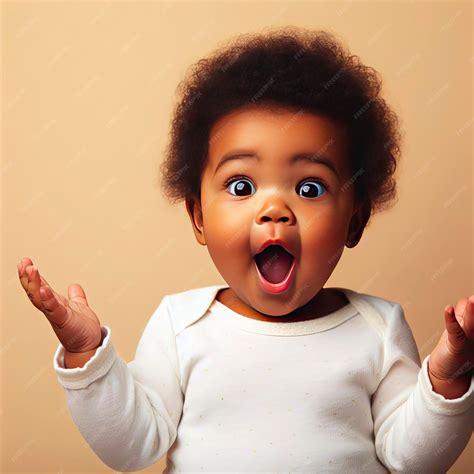 Black Baby Surprised