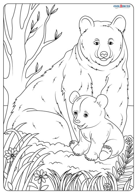 Black Bear Coloring Pages