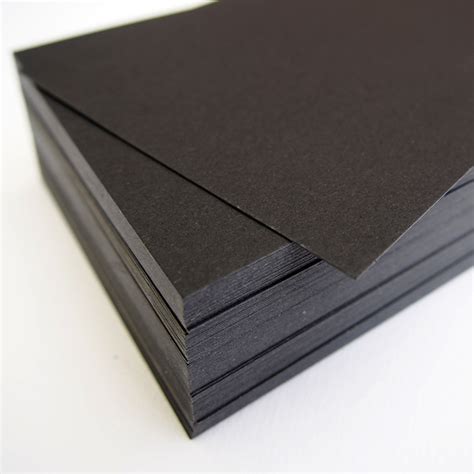 Black Card Stock
