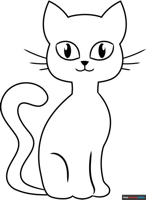 Black Cat Coloring Page