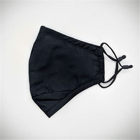 Black Cloth Face Mask