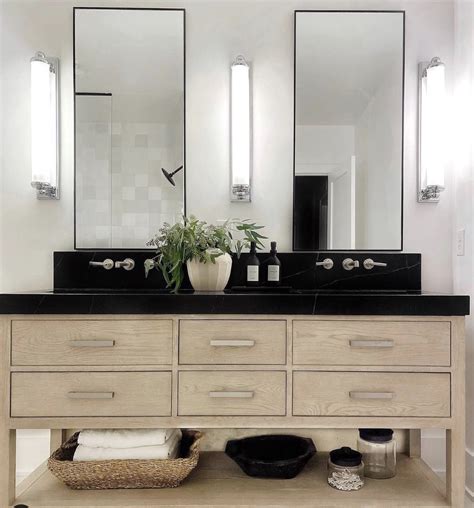 Black Countertop Bathroom