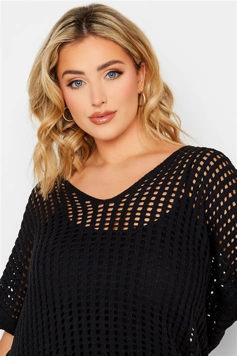 Black Crochet Top