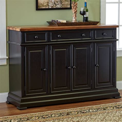 Black Dining Room Sideboard Storage