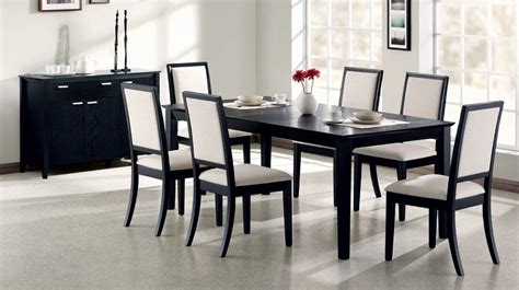 Black Extendable Dining Room Table