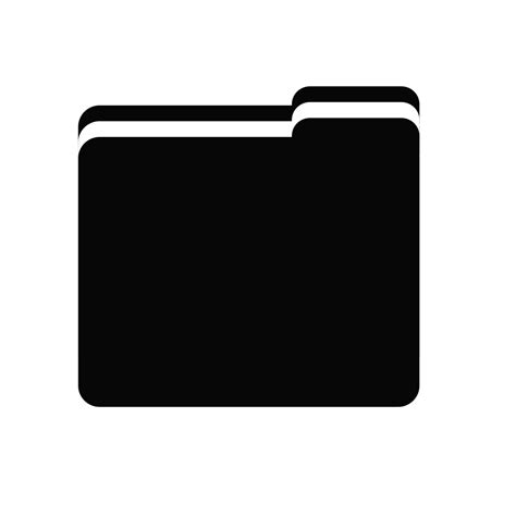Black Folder Logo
