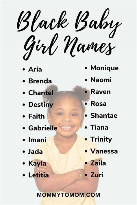 Black Girl Names That Start With My