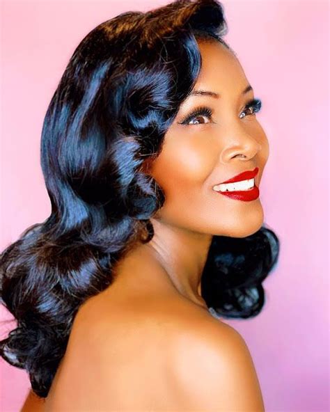 Black Hair Styles Pin Up