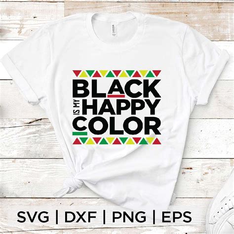 Black Happy Color SVG