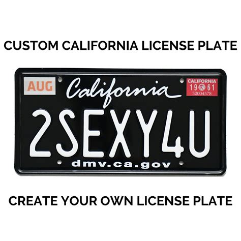 Black License Plate