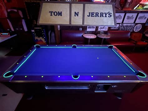 Black Light Pool Table