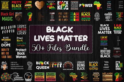 Download Black Lives Matter Bundle | 12 Designs For Crafts