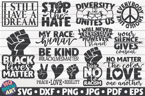 Download Black Lives Matter Bundle | 12 Designs For Cricut